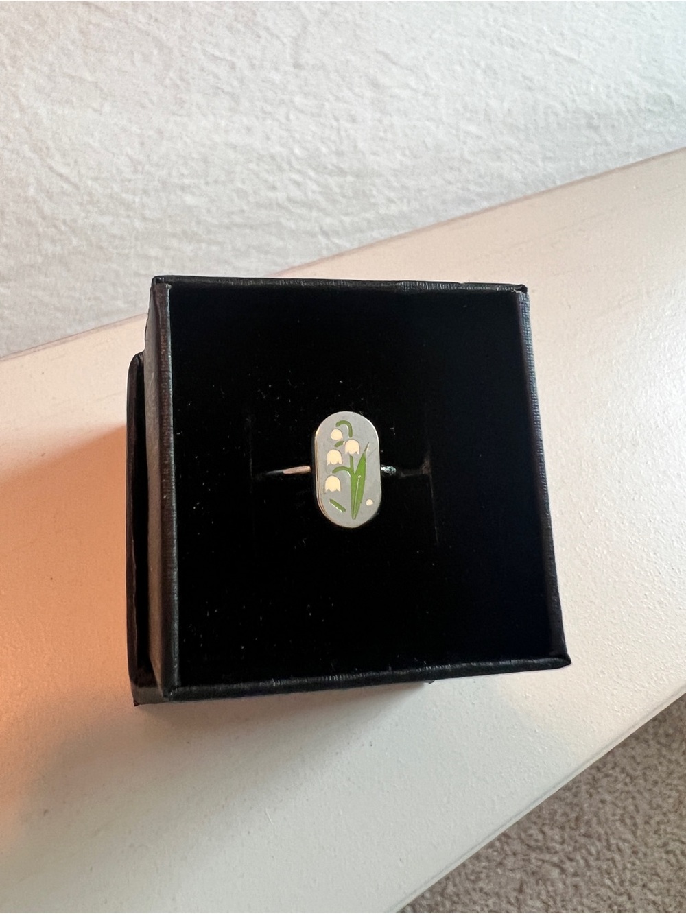 Lily of the Valley Adjustable Ring